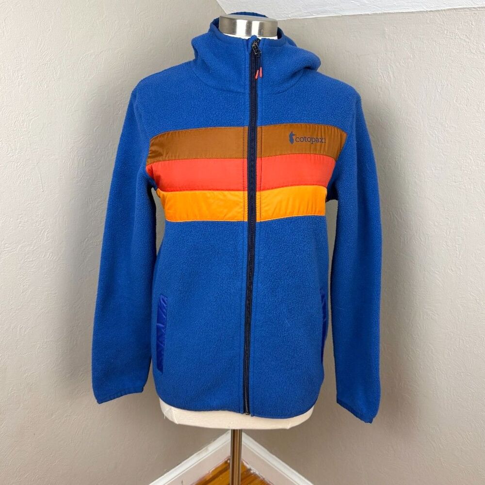 Cotopaxi Women's Small Blue Multicolor Teca Fleece Full Zip Jacket